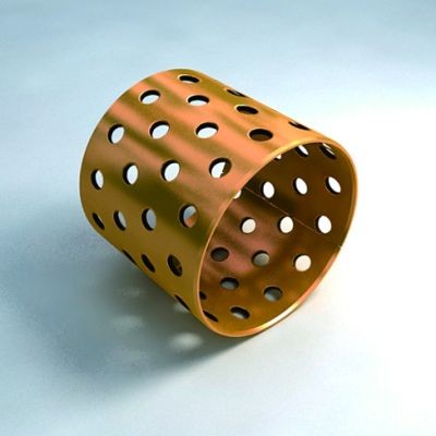 RB RBP Bronzegleitlager gelocht durchgelocht Buchse Bronze sliding bushing perforated