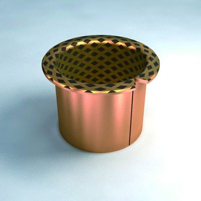 RM, RML, RMLF, Bundbuchse, Bimetall, wartungsfrei, flanged Bronze Steel bimetal sliding bushing meintenance-free