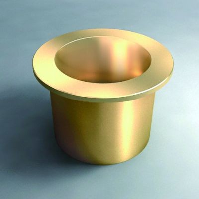 MB Bronzegleitlager Bundbuchse massiv, Bronze sliidng bearing flange DIN1850 ISO4379